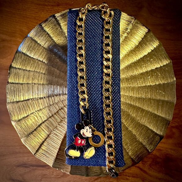 Disney Vintage Mickey Mouse Bag chain - Picture 1 of 4